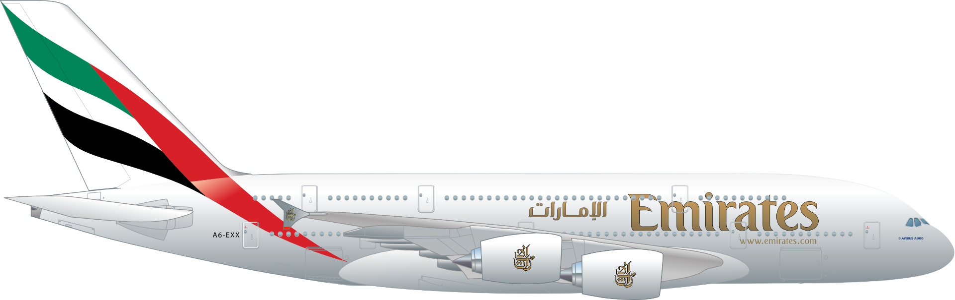 Emirates plane